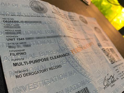Renewing an NBI Clearance without an NBI Number in the .